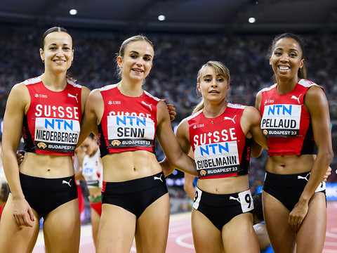 4x400 m dames: Pas de finale pour la Suisse