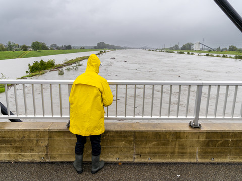 Le niveau du Rhin et des rivières baisse progressivement
