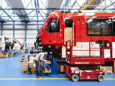 Stadler Rail confirme ses objectifs annuels après un bon semestre
