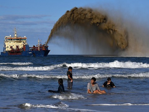 Six milliards de tonnes de sable marin extraites chaque année