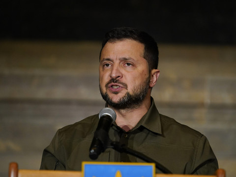Le président ukrainien Volodymyr Zelensky en visite au Canada