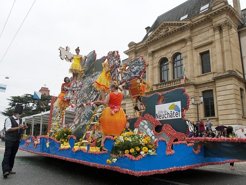 Neuchâtel: début de la 96e édition de la Fête des vendanges