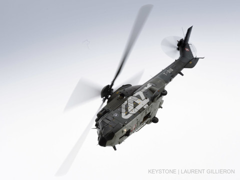 Un Super Puma de l'Armée suisse endommagé en France