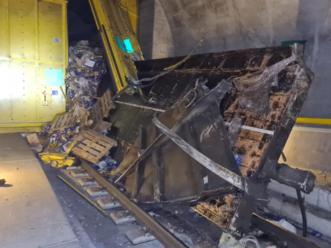 Réparations terminées dans le tunnel ferroviaire du Gothard