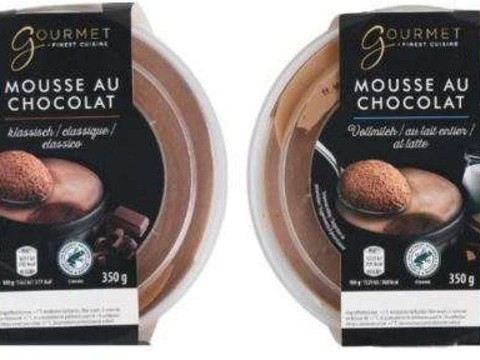 Des mousses au chocolat Aldi pourraient contenir des salmonelles