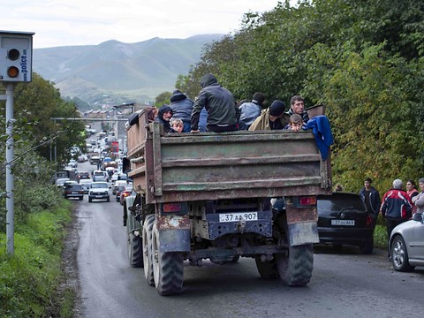 Près de la moitié de la population du Nagorny Karabakh réfugiée en Arménie