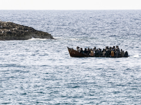 Nouvelle arrivée de migrants à Lampedusa