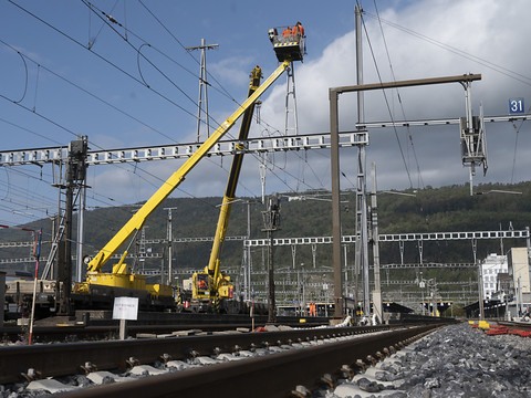 Plus aucun train n'entre ou ne sort de Bienne durant le week-end
