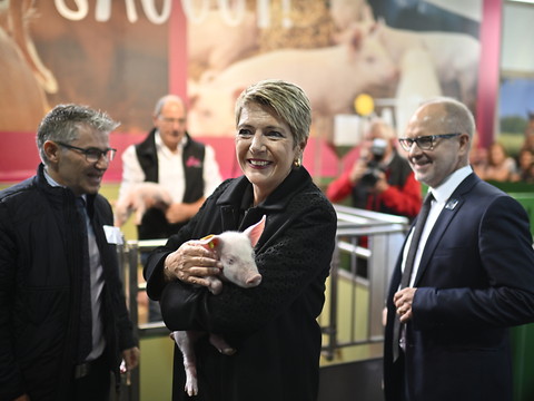 Karin Keller-Sutter ouvre la 80e foire agricole Olma à St-Gall