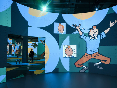 Le monde de Tintin à revivre en numérique et taille XXL à Lausanne