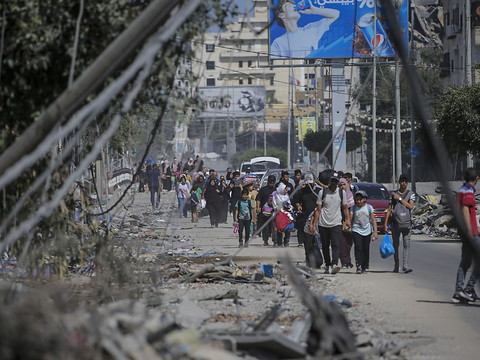 L'ordre d'évacuer Gaza couplé au siège viole le droit selon le CICR