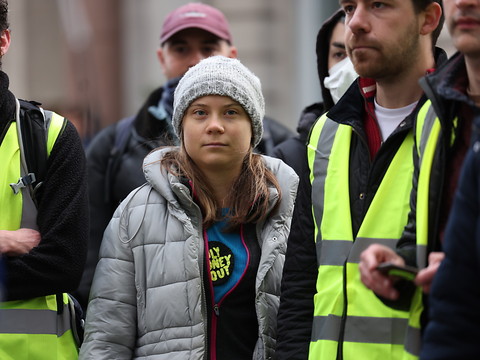 Greta Thunberg arrêtée à Londres lors d'une manifestation