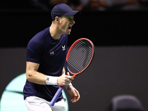 Andy Murray seule 
