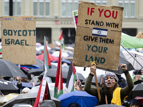 Berne: milliers de manifestants pour la fin des violences à Gaza