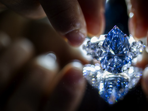 Le Bleu Royal adjugé à près de 44 millions de dollars à Genève