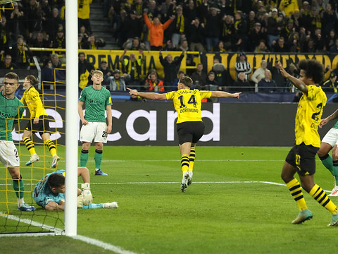 Ligue des champions: belle opération pour Borussia Dortmund