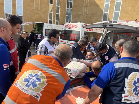 Une fosse commune dans le principal hôpital de Gaza