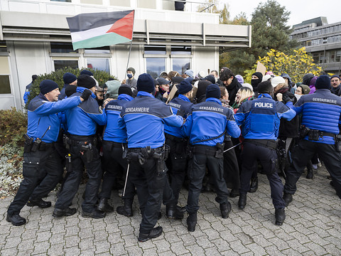 Les manifestants 