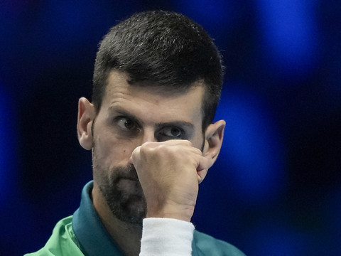 Novak Djokovic au septième ciel à Turin