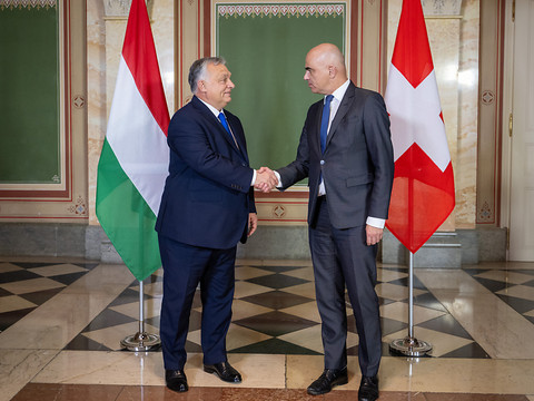 Le premier ministre hongrois Viktor Orbán reçu à Berne