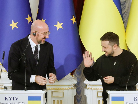 Des dirigeants européens à Kiev pour réaffirmer leur soutien