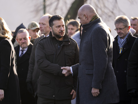 Emotions fortes à Kiev pour Alain Berset, qui rencontre Zelensky