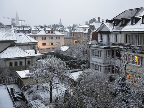 De la neige sur le Plateau pour le dernier jour de novembre