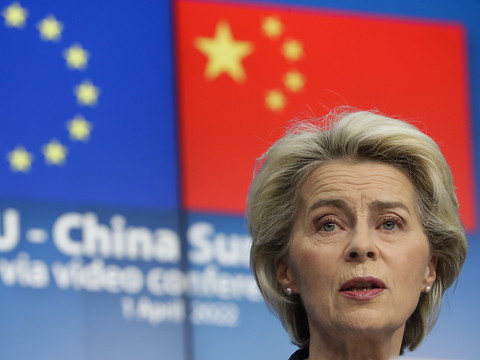 A Pékin, von der Leyen veut aborder 