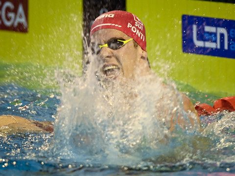 Noè Ponti en pole position sur le 200 m papillon