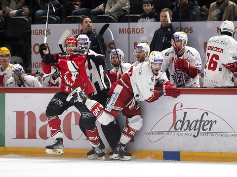 Frk et Scherwey suspendus