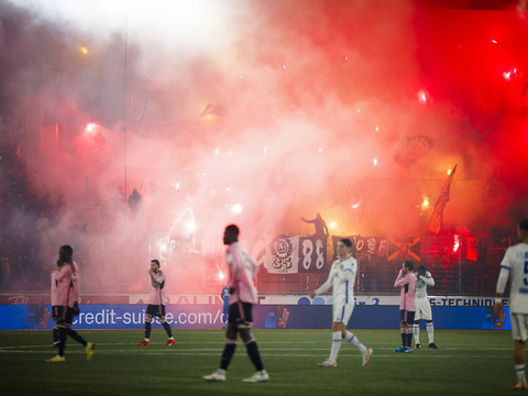 Débordements après un match de Super League à Lausanne