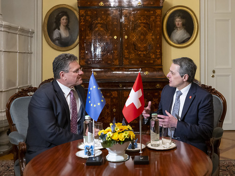 Publication attendue vendredi de la déclaration commune Suisse-UE