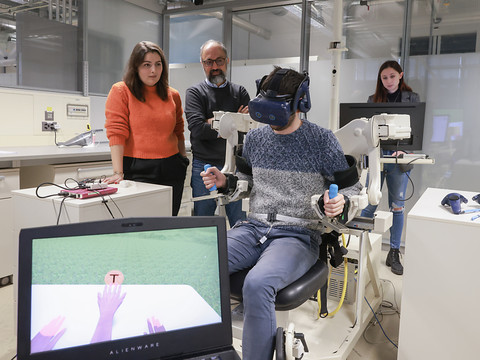 EPFL: un corps augmenté avec un troisième bras robotique