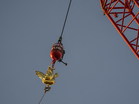 Notre-Dame retrouve son coq, nouveau marqueur de sa renaissance