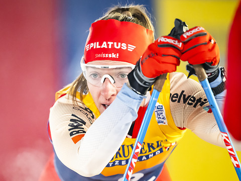 Nadine Fähndrich, frustrée, manque la finale du sprint