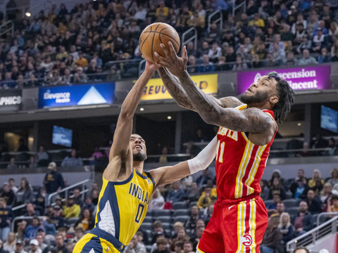 Les Hawks écrasés 150-116 par les Pacers