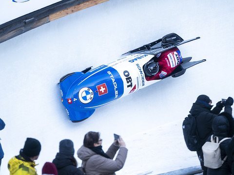 Vogt/Michel sur le podium en bob à deux à St-Moritz