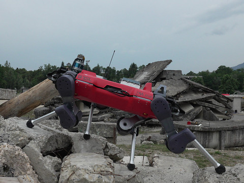 Le robot Anymal de l'EPFZ maîtrise encore mieux le tout-terrain