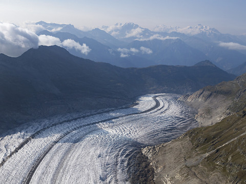 Les glaciers des Alpes perdront 30% à 50% de leur volume d’ici 2050