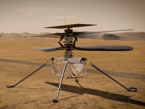 La Nasa a perdu le contact avec son hélicoptère sur Mars