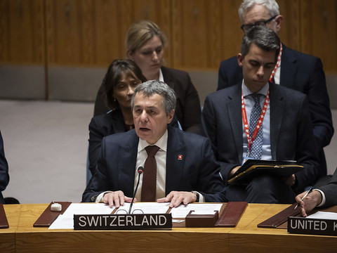 Cassis s'oppose à Netanyahu sur la solution à deux Etats