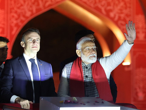 Macron invité d'honneur du défilé militaire à New Delhi
