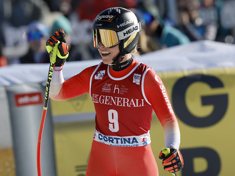 Premier podium de l'hiver en descente pour Gut-Behrami