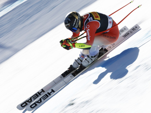 Gut-Behrami s'impose en super-G à Cortina