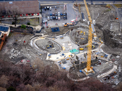 VS: Première pierre du nouvel espace pour les Saint-Bernard posée