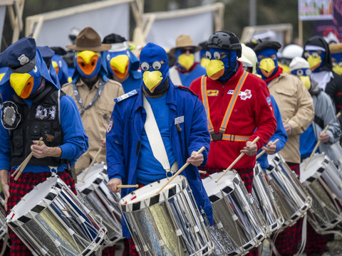 Climat et IA thèmes favoris des cliques au carnaval de Bâle