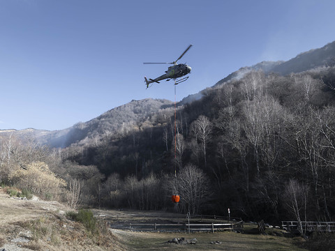 Feu de forêt dans le Malcantone: plus de 30 hectares en fumée