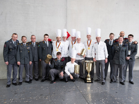 L'armée suisse championne olympique en cuisine