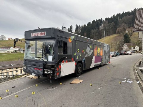 Sept blessés après un accident au carnaval de Schwellbrunn (AR)