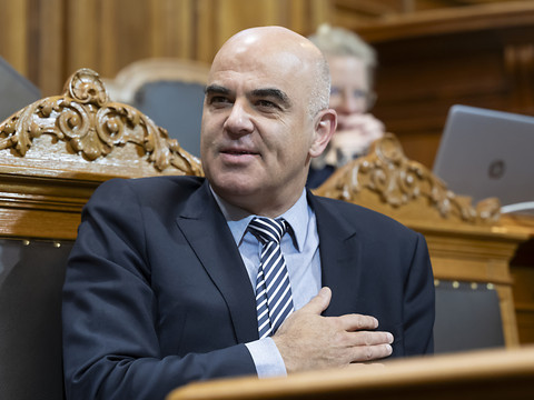 Alain Berset est arrivé à Kiev pour une visite
